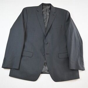 Michael Straham 44R Gray Wool Mens Blazer Suit Jacket Sport Coat